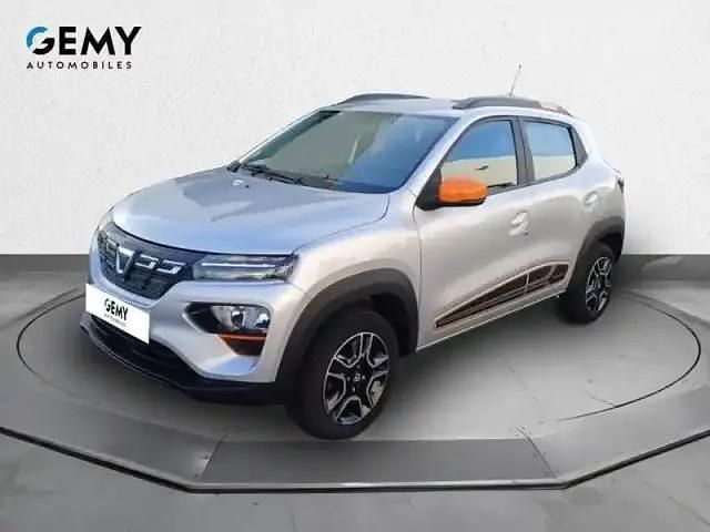 Gris diamond silver Occasion 2022 Dacia Spring Citadine | 11 399 € (Super prix) - Image 1/4