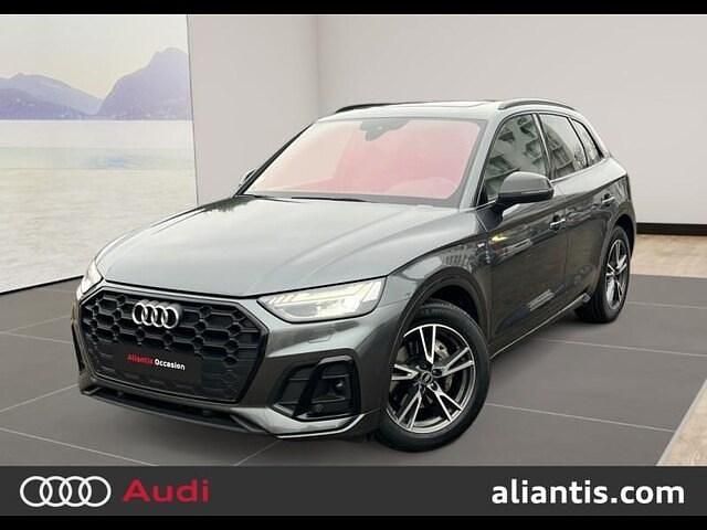 Gris daytona nacré Utilisé 2021 Audi Q5 S-Line SUV | 44 350 € (Prix assez cher) - Image 1/4