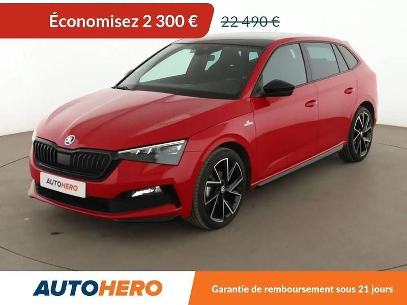 Rouge Occasion 2021 Skoda Scala Monte Carlo Citadine | 20 190 € (Super prix) - Image 1/2