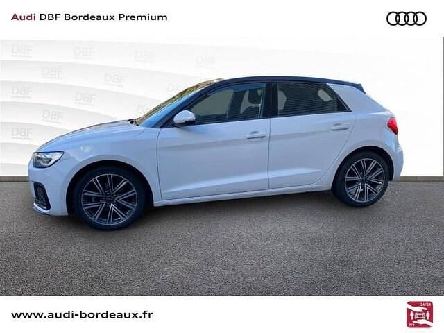 Occasion Audi A1 Sportback Design 116 ch (85 kW) 2025 Blanc glacier métallisé noir mythe métallisé Citadine