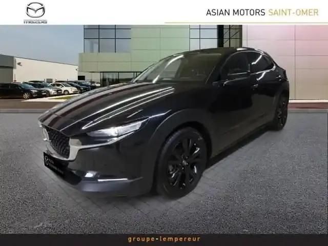 Jet black mica Occasion 2024 Mazda CX-30 Homura-Line SUV | 25 990 € - Image 1/4