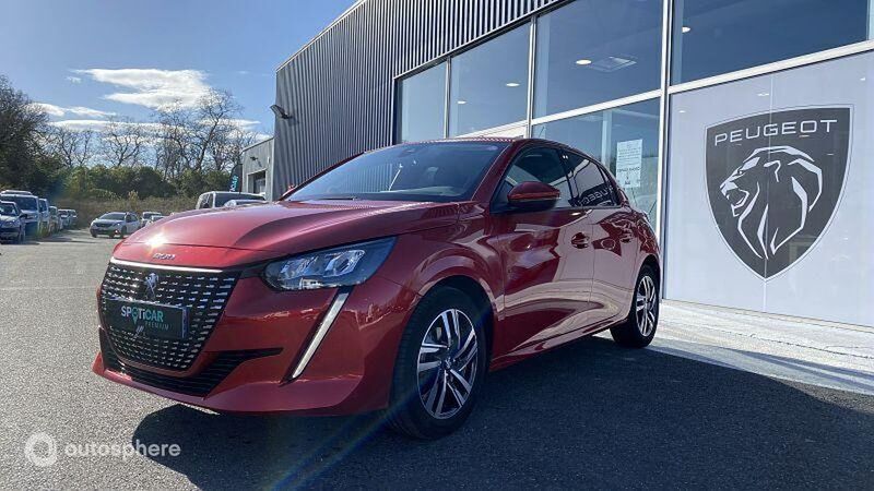 Rouge Utilisé 2021 Peugeot 208 Allure Citadine | 13 499 € (Prix juste) - Image 1/4