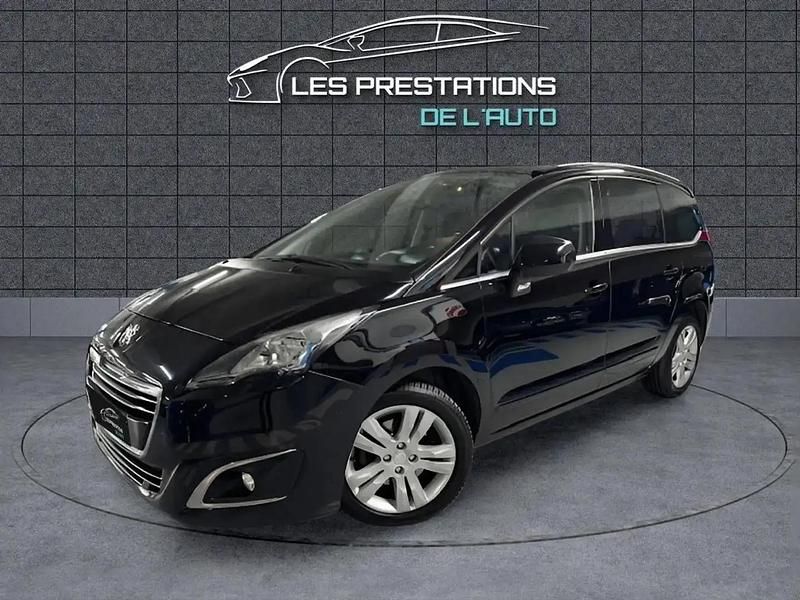 Noir Utilisé 2016 Peugeot 5008 Allure Monospace | 11 900 € (Prix juste) - Image 1/4