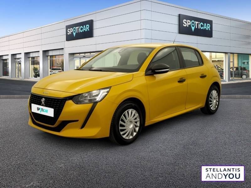 Jaune Utilisé 2020 Peugeot 208 S Citadine | 9 490 € (Bon prix) - Image 1/3