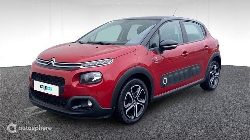 Biton Utilisé 2019 Citroën C3 PureTech Citadine | 9 871 € (Prix juste) - Image 1/4