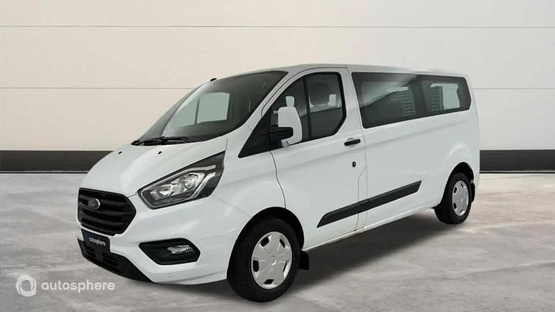 Blanc Utilisé 2019 Ford Transit Custom Business Edition Break | 27 999 € (Prix assez cher) - Image 1/4
