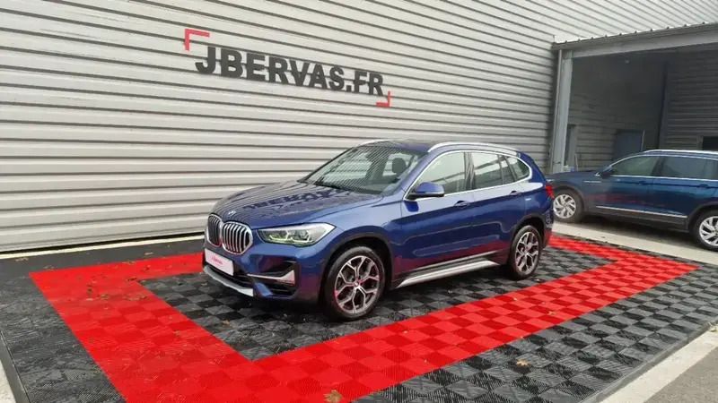 Bleu Utilisé 2021 BMW X1 xLine SUV | 22 990 € (Bon prix) - Image 1/4