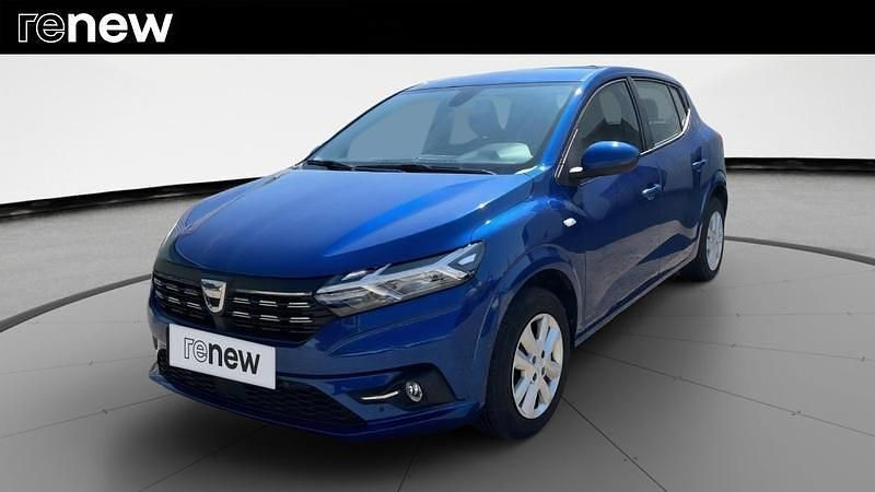 Bleu Utilisé 2022 Dacia Sandero Comfort Citadine | 14 490 € (Prix juste) - Image 1/4
