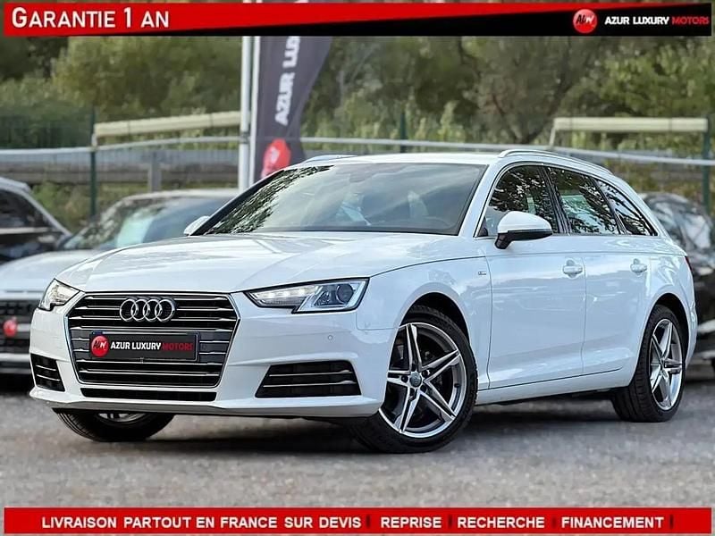 Blanc Utilisé 2016 Audi A4 S-Line Break | 19 990 € (Prix assez cher) - Image 1/4