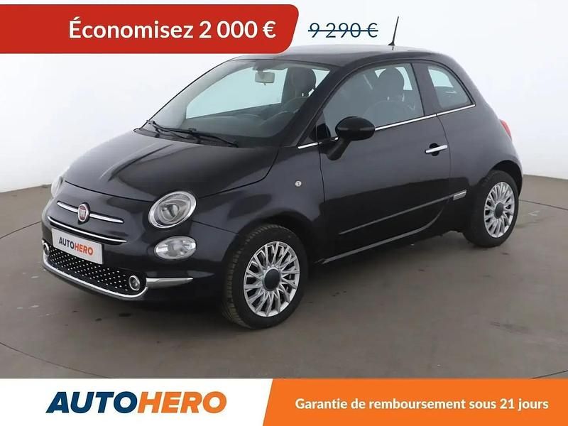 Noir Utilisé 2019 Fiat 500 Lounge Berline | 7 290 € (Super prix) - Image 1/2