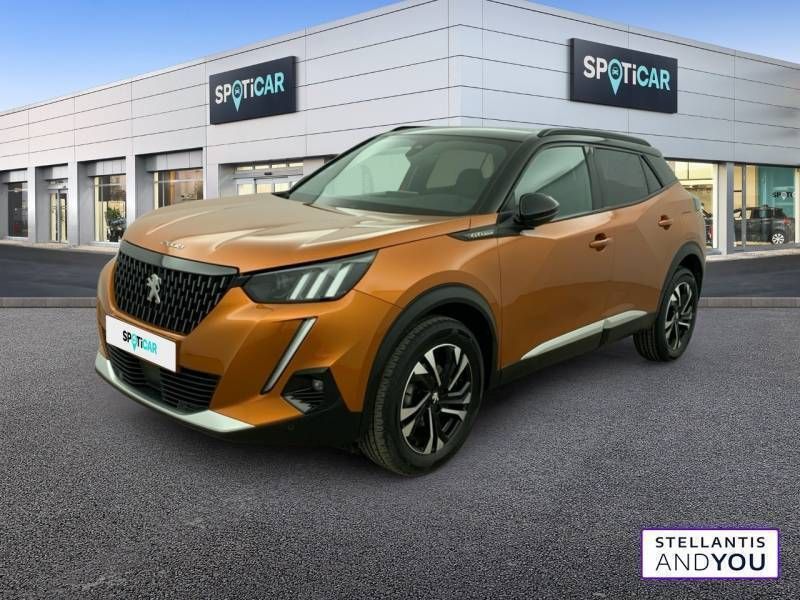 Orange Utilisé 2020 Peugeot 2008 GT-line SUV | 14 490 € (Prix assez cher) - Image 1/3