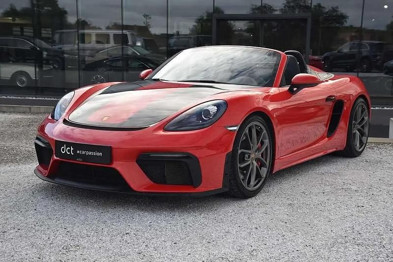 Rouge Utilisé 2020 Porsche Boxster Spyder Cabriolet | 92 900 € - Image 1/4