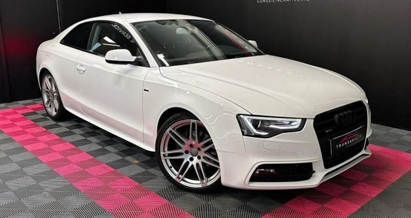 Blanc Utilisé 2013 Audi A5 S-Line Coupé | 17 990 € (Bon prix) - Image 1/4