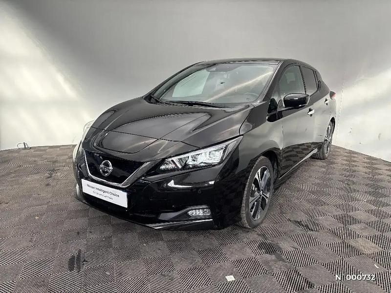 Noir Utilisé 2021 Nissan Leaf Tekna Citadine | 18 990 € (Prix assez cher) - Image 1/4