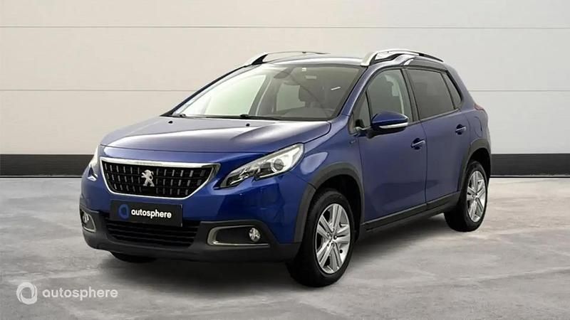Bleu Occasion 2019 Peugeot 2008 Signature Sky SUV | 10 490 € (Prix juste) - Image 1/4
