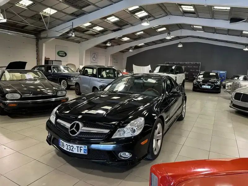 Noir Utilisé 2009 Mercedes SL500 Cabriolet | 32 900 € - Image 1/4