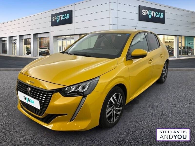 Jaune Utilisé 2021 Peugeot 208 Allure Citadine | 12 990 € (Prix juste) - Image 1/4