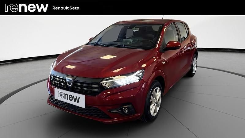 Rouge Utilisé 2022 Dacia Sandero Comfort Citadine | 12 780 € (Prix juste) - Image 1/4