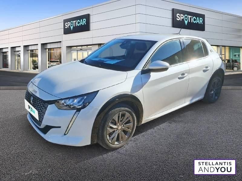 Blanc Utilisé 2021 Peugeot e-208 Citadine | 14 790 € (Prix juste) - Image 1/4