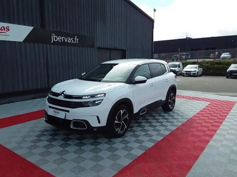 Blanc Utilisé 2020 Citroën C5 Aircross Feel SUV | 26 990 € - Image 1/4