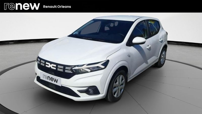 Blanc Utilisé 2022 Dacia Sandero Expression Citadine | 14 380 € (Prix juste) - Image 1/4