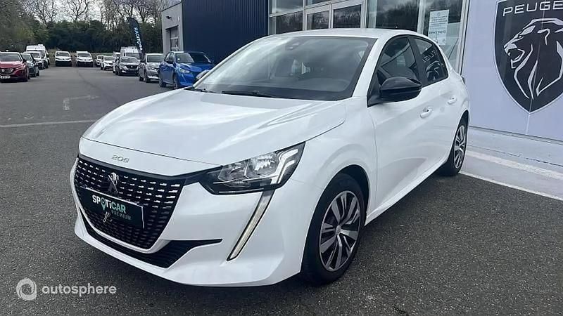 Blanc Utilisé 2023 Peugeot 208 Active Citadine | 14 499 € (Prix juste) - Image 1/4