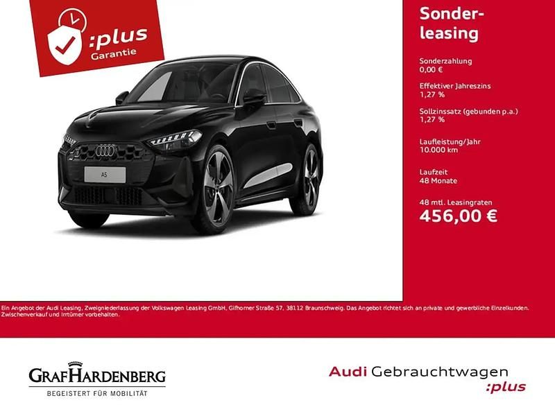 Noir Utilisé 2025 Audi A5 Sport Coupé | 52 980 € (Prix juste) - Image 1/4