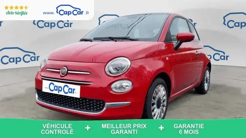 Rouge Utilisé 2022 Fiat 500 Dolcevita Citadine | 10 900 € (Bon prix) - Image 1/4