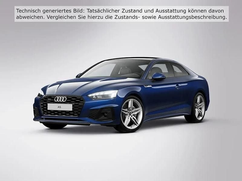 Bleu Occasion 2023 Audi A5 S-Line Coupé | 44 200 € (Prix juste) - Image 1/4