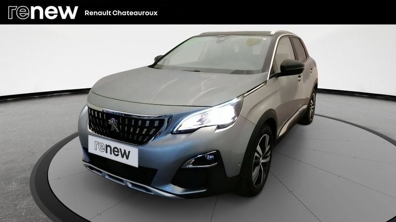 Gris Utilisé 2017 Peugeot 3008 Allure SUV | 12 900 € (Prix juste) - Image 1/4