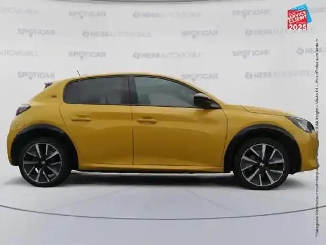 Occasion Peugeot e-208 GT 100 kW (137 ch) 2021 Jaune Citadine
