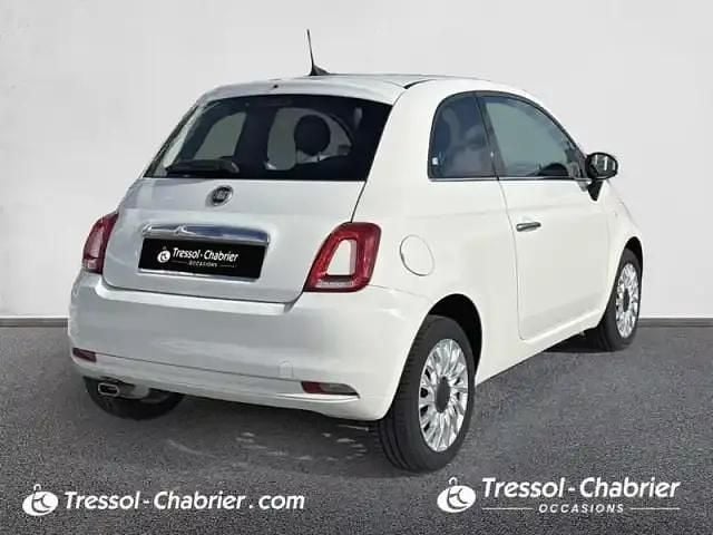 Blanc Occasion 2020 Fiat 500 Lounge Citadine | 10 590 € (Bon prix) - Image 1/3