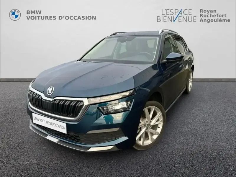 Bleu Utilisé 2021 Skoda Kamiq Style SUV | 17 420 € (Super prix) - Image 1/4