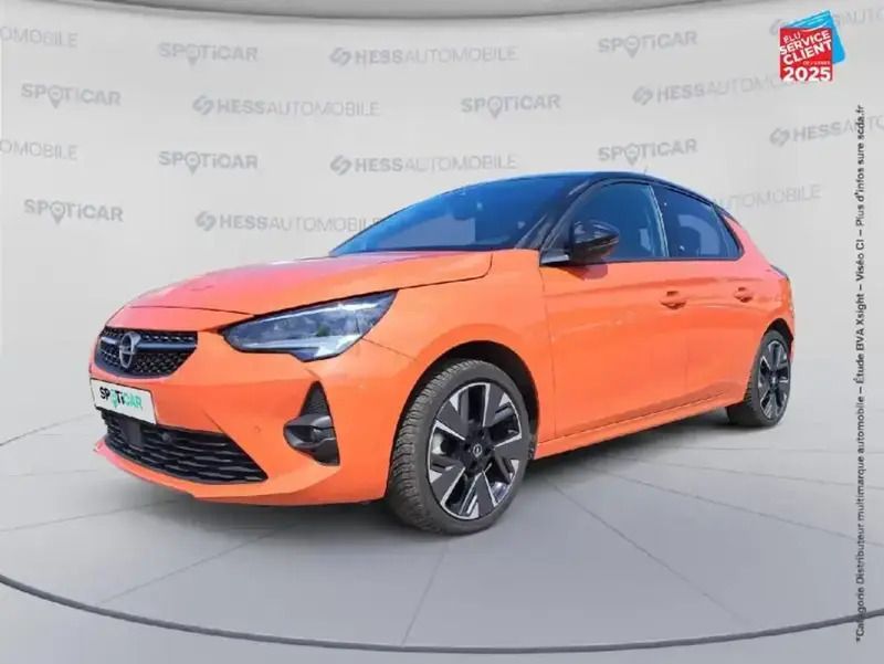 Orange Utilisé 2021 Opel Corsa-e GS Line Citadine | 11 999 € (Prix juste) - Image 1/4