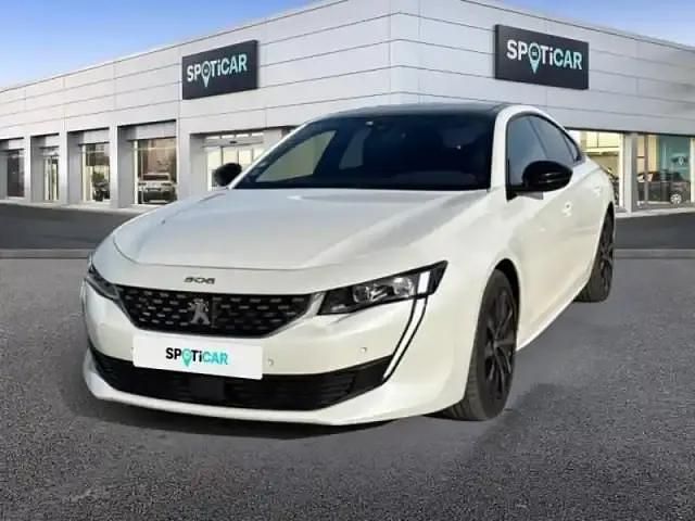Blanc nacré Utilisé 2019 Peugeot 508 GT-line Break | 21 990 € - Image 1/4