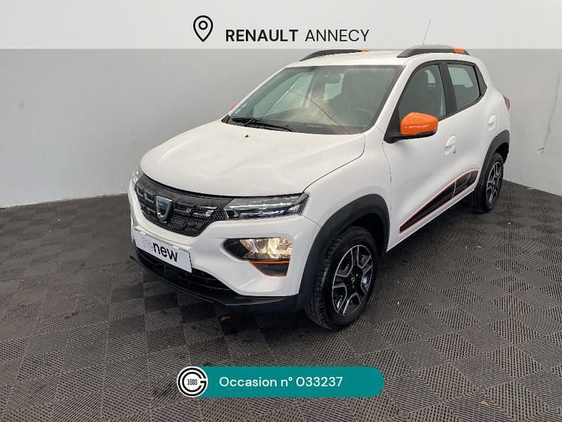 Blanc Occasion 2021 Dacia Spring Comfort Plus Citadine | 9 290 € (Prix juste) - Image 1/4