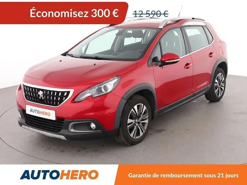 Rouge Utilisé 2018 Peugeot 2008 Allure SUV | 12 290 € (Prix juste) - Image 1/2