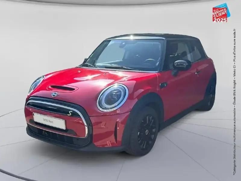 Rouge Utilisé 2022 Mini Cooper SE Premium Plus Citadine | 19 999 € (Prix juste) - Image 1/2