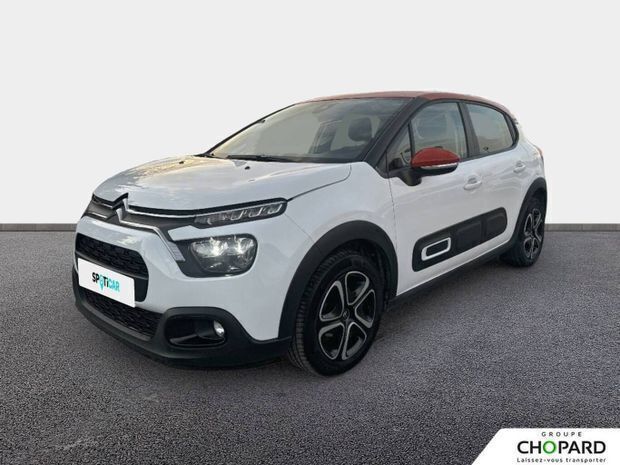 Blanc Utilisé 2022 Citroën C3 Shine Citadine | 10 790 € (Bon prix) - Image 1/4