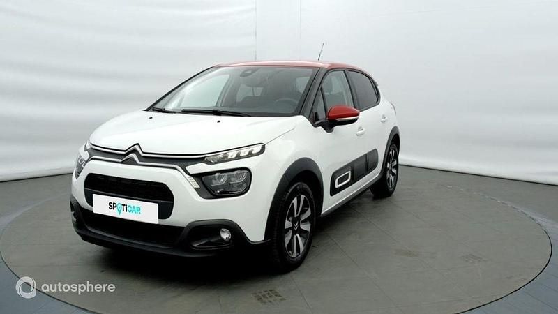Blanc Occasion 2023 Citroën C3 PureTech Citadine | 12 280 € (Prix juste) - Image 1/4