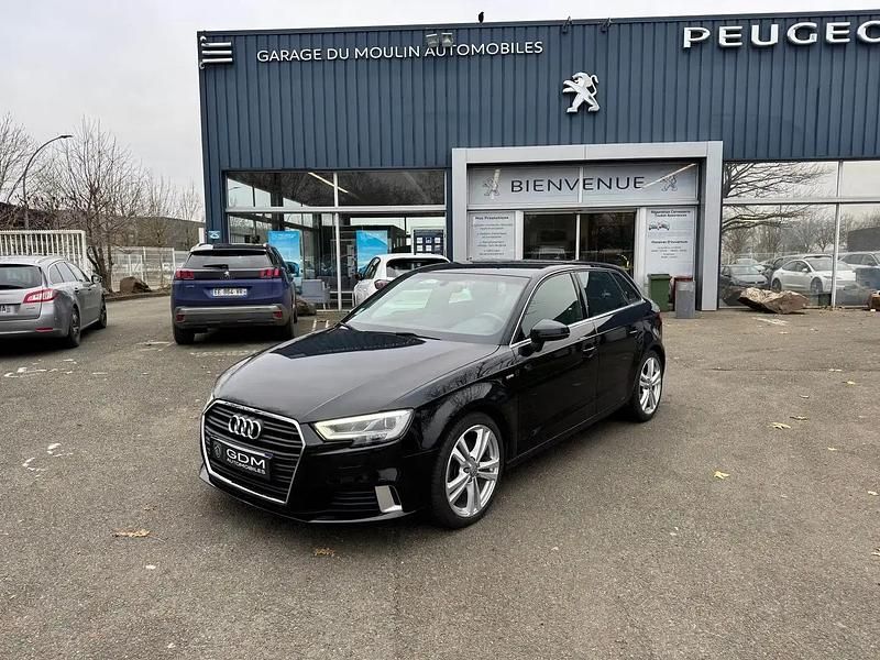 Noir Utilisé 2019 Audi A3 S-Line Berline | 21 990 € (Super prix) - Image 1/4