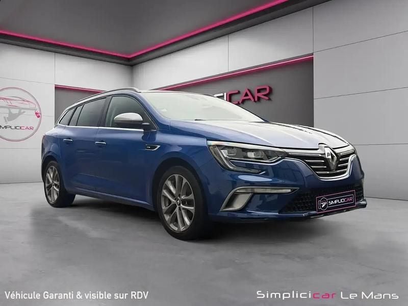 Bleu Occasion 2017 Renault Mégane IV Intens Break | 14 480 € (Prix cher) - Image 1/4