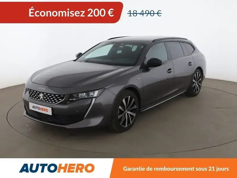 Gris Utilisé 2020 Peugeot 508 GT-line Break | 18 290 € (Bon prix) - Image 1/2