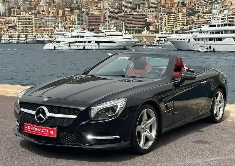 Noir Occasion 2012 Mercedes SL350 AMG line Cabriolet | 39 990 € - Image 1/4