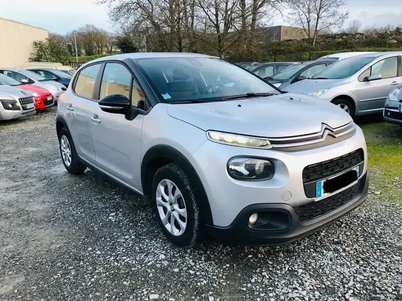 Gris Utilisé 2017 Citroën C3 Citadine | 8 600 € - Image 1/4