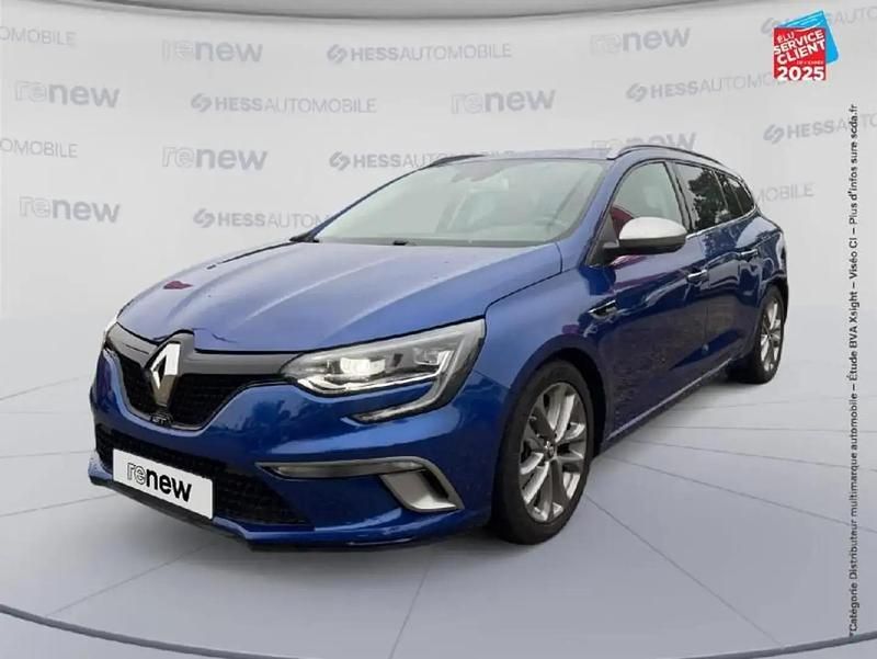 Bleu Utilisé 2017 Renault Mégane GrandTour GT Break | 21 499 € (Prix juste) - Image 1/4