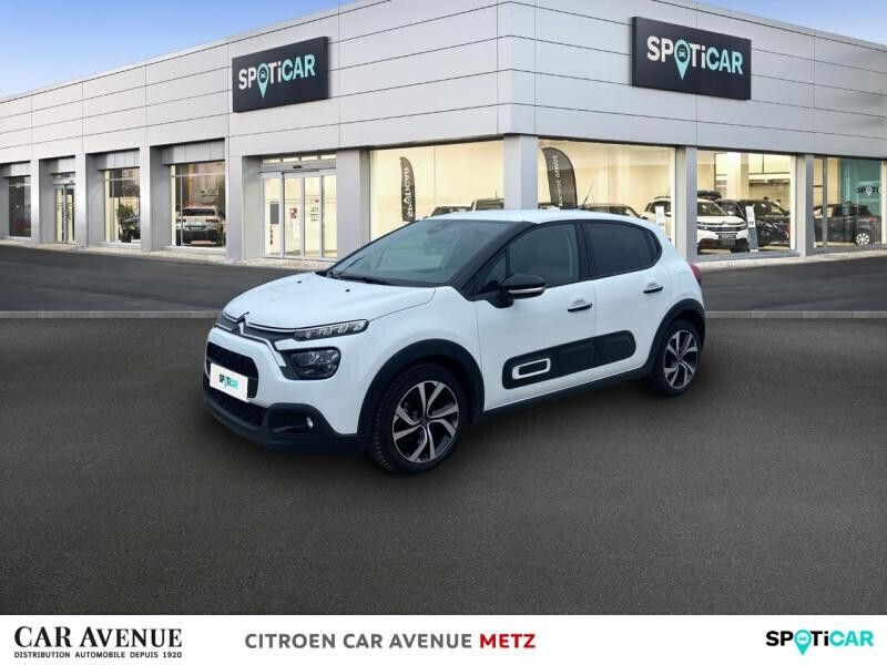 Blanc banquise (o) Utilisé 2022 Citroën C3 PureTech Citadine | 12 490 € (Bon prix) - Image 1/1