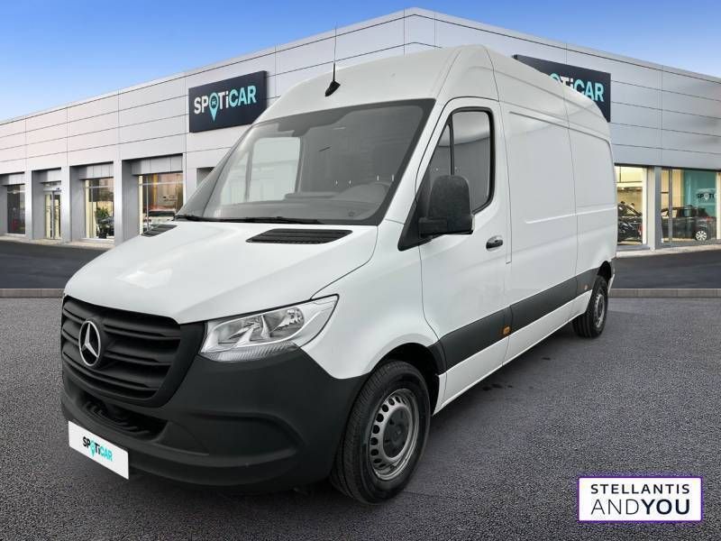 Blanc Utilisé 2021 Mercedes Sprinter Van | 23 990 € (Prix juste) - Image 1/3