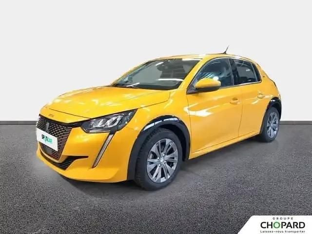 Jaune Utilisé 2020 Peugeot e-208 Citadine | 11 480 € (Super prix) - Image 1/4