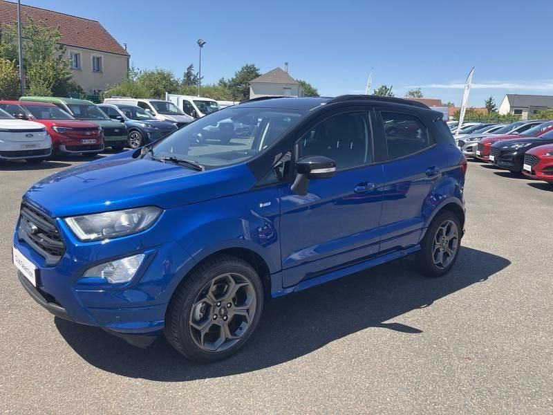 Bleu lighthning Utilisé 2019 Ford Ecosport ST-Line SUV | 13 999 € (Prix juste) - Image 1/4